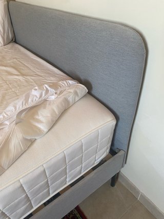 Estructura Cama SLATTUM IKEA Gris Oscuro 160x200