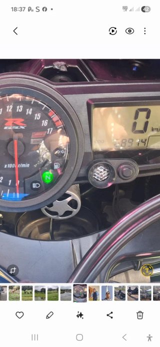 Suzuki GSXR 600 K5 Azul/Rojo.