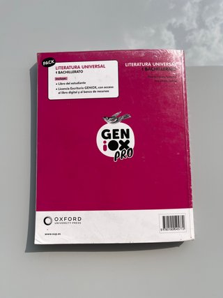 Literatura Universal 1º Bachillerato. Libro del...