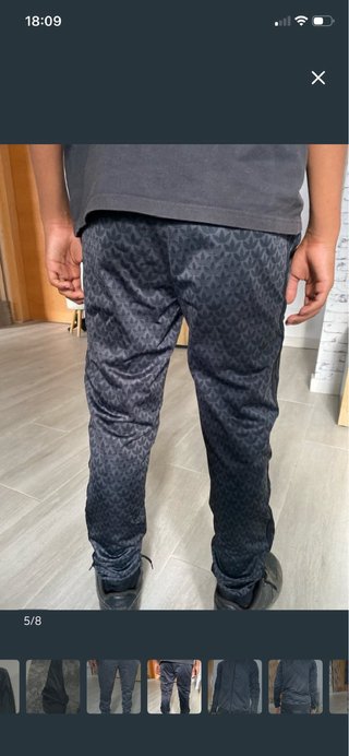 Conjunto Adidas negro y gris
