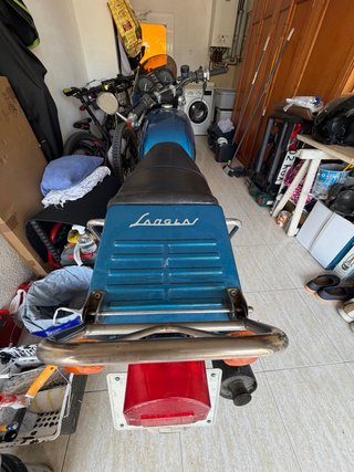 Moto Sanglas 500 S Azul Plata