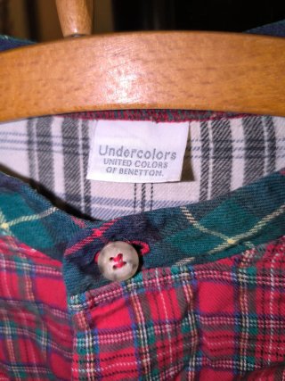 Camisa de dormir cuadros talla única