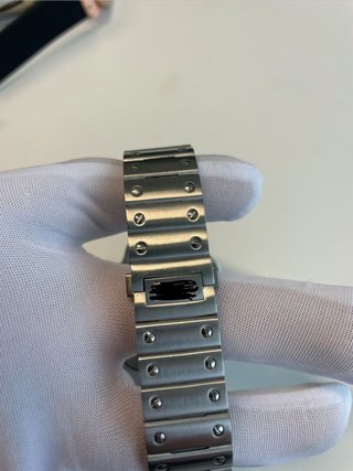 Reloj plateado Cartięr esqueleto