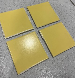 Baldosas 10x10 amarillas para reforma