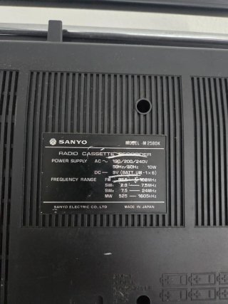 Radio Cassette vintage Sanyo