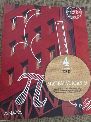 Libros Matematicas B 4 ESO