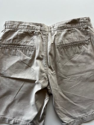 Pantalón corto hombre beige