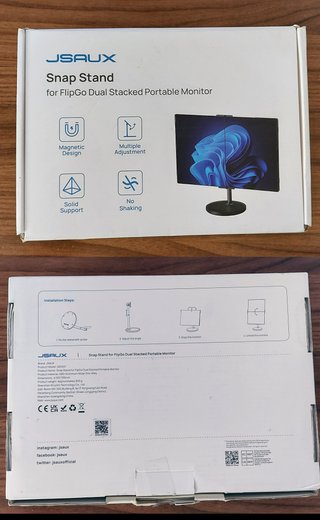 Monitor Portátil JSAUX FlipGo Dual