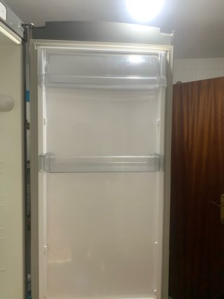 Nevera combi acero inoxidable