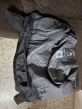 Chaqueta de moto negra