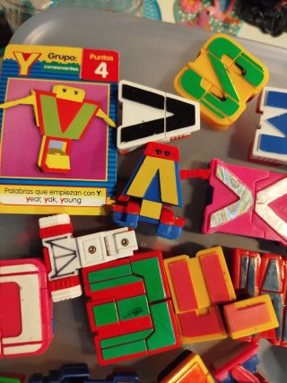 Juguetes Letras Transformables