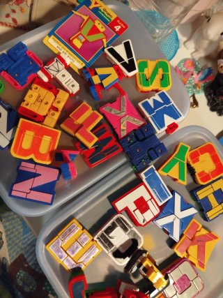 Juguetes Letras Transformables