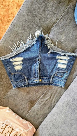 Shorts vaqueros rotos Shein Talla M