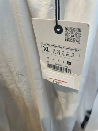 Vestido largo Zara estampado