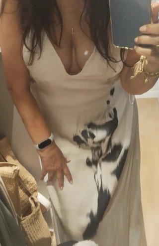 Vestido largo Zara estampado