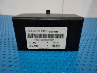 Gemelos plateados cuadrados