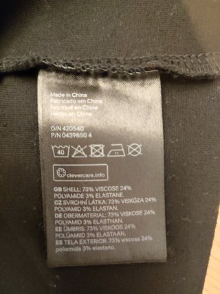 Abito H&M nero taglia M