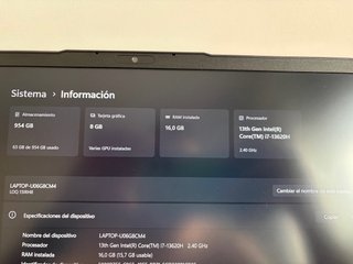 Lenovo i7 13600H / 16GB / 1TB /RTX 4060 / GARANTIA