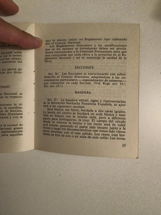 Reglamento Nacional de la Adoración nocturna femen