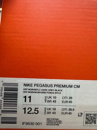 Nike Pegasus Premium CM “IF9630-001” Talla 45 EU