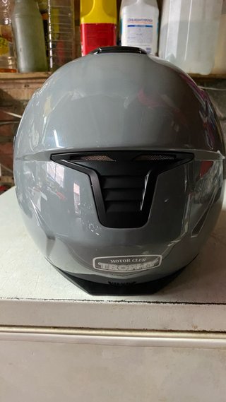 Casco Moto Talla M /L Unisex Gris