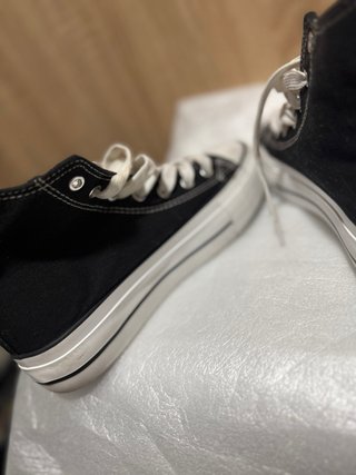 Zapatillas estilo Converse Bota Alta Negras