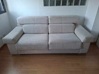 Sofá 3 plazas extensible convertible en cama