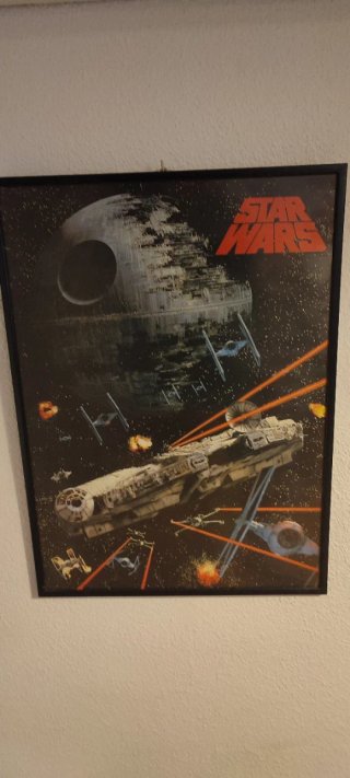 Póster Star Wars con marco