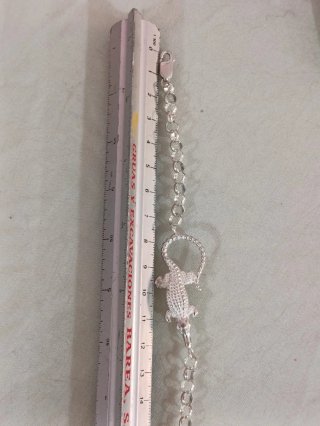 Pulsera Plata Ley Caimán