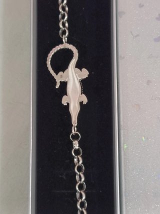 Pulsera Plata Ley Caimán