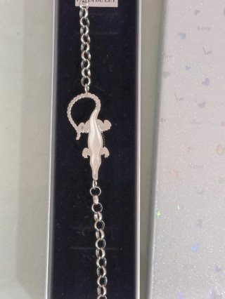 Pulsera Plata Ley Caimán
