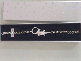 Pulsera Plata Ley Caimán