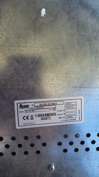 Placa Vitrocerámica Teka VT TC 2P.1