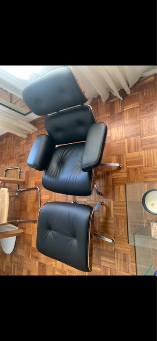 Sillón Lounge Eames Cuero NUEVA