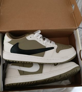 Nike Air Jordan 1 travis Scott neutro Olive golf