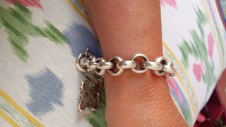 Pulsera Plata Ley 925 Cruz Calatrava