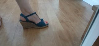 Alpargatas azules talla 39