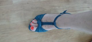 Alpargatas azules talla 39
