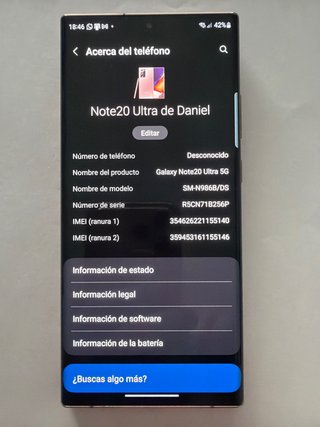 Samsung Galaxy Note 20 Ultra 5G 256GB Rosa Oro