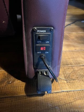 Butaca reclinable eléctrica con masaje