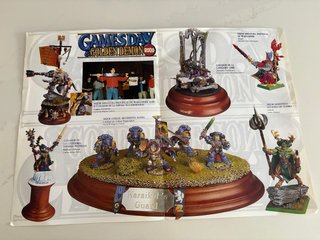 Póster Warhammer Golden Demon 2000