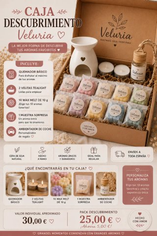 Caja Descubrimiento Veluria Aromas
