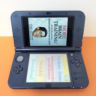 CONSOLE NINTENDO NEW 3DS XL BLU TOP IPS CON CAVO