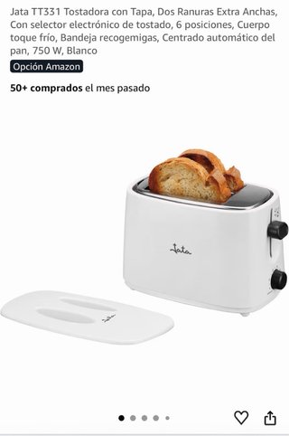 Tostadora Jata con tapa