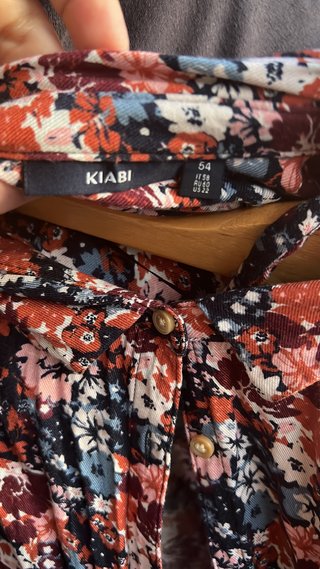 Vestido floral manga larga Otoño/Invierno