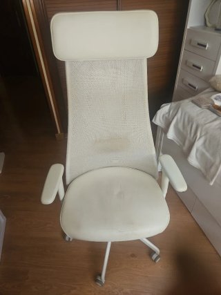 Silla de escritorio Ikea blanca