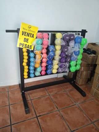 4 Pares Mancuernas Neopreno 4 Kg
