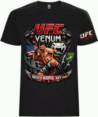 Camiseta UFC Venom MMA Tallas Disponibles