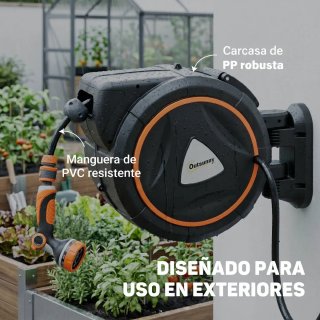 Carrete Manguera Retráctil  28+2m