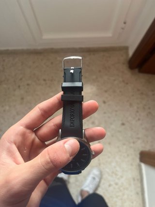 Reloj Emporio Armani Negro y Plateado
